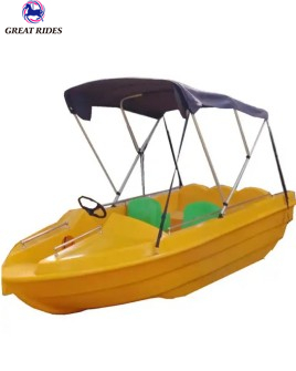 Water Amusement Sports Craft LLDPE Material Electric Plastic Leisure Boat for Entertainment