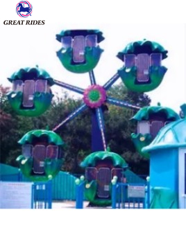 12 Seats Kids Eggplant Mini Ferris Wheel for Sale Large Outdoor Amusement Park Equipment Factory Price 
