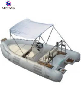 Factory Price 16ft Chinese RIB 480 PVC Hull Hypalon Cruising Inflatable Boat Fast Patrol Boats for Sale