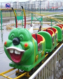 Amusemet park rides apple worm sliding roller coaster wacky worm for sale
