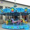 China manufacturer amusement park games machine children carusel horses merry go round ride for sale