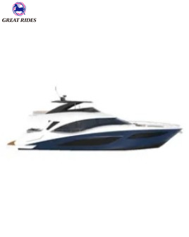 23.77m Business Ships Yacht Luxury Super Yachts Classic Fiberglass Boat with Best Prices