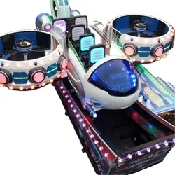 New style amusement park ride trailer mounted rotary 8 seats speed flying car for sale