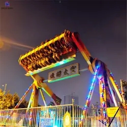 Fun fair game adult amusement rides swing top spin space travel for sale