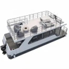 Newest Design Factory Price Customize Size Aluminium Prefab Mobile Houseboat for Sale