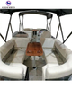 Hot Selling Water Attractions Aluminum Aqua Equipment 15 Feet Luxury Pontoon Boat Entertainment Leisure Cruiser 