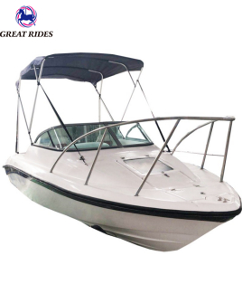 Customized Luxury Leisure Party Yachts Private High Speed Fiberglass Fishing Boat 