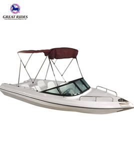 17.6 feet yacht 6-8 seats fiberglass leisure 538 speed boat for sale