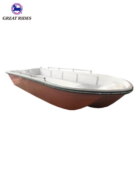 High Quality Aqua Equipment 4.1m Fiberglass Small Fishing Boat Speed Yacht 