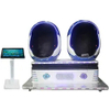 Amusement ride movies theater games machine 360 degree 2 seats simulator 9D egg VR cinema